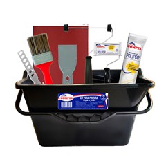 KIT PEGUE E PINTE C/ 7 PCS + LIXA COMPEL