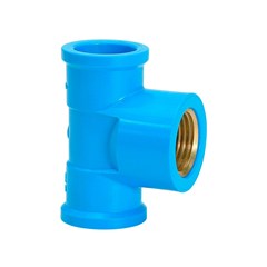 TEE AMANCO AZUL 025X1/2