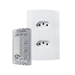 TOMADA FACIL MODUL 2TOM 2P+T 20A BR 7250