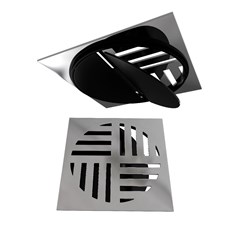 GRELHA C/FECHO AUTOM QD 10CM CR ESTRELA