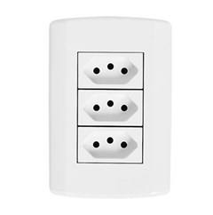 CONJ MOD BR FOSCO 3TOM 2P+T 10A 7915