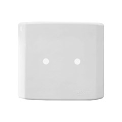 PLACA BRANCA 4X4 C/1 FURO+1 FURO 7266